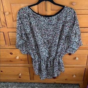 Whimsical Sheer Blouse Sz M